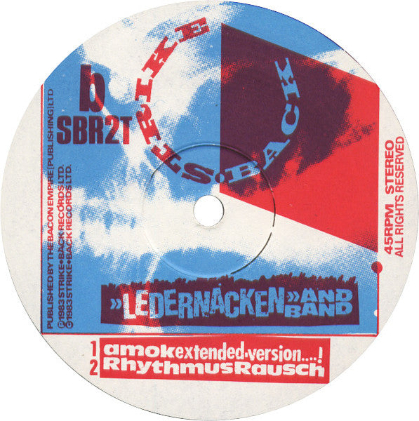 Ledernacken - Amok! (Vinyl, 12", 45 RPM) Very Good Plus (VG+) / Very Good Plus (VG+)