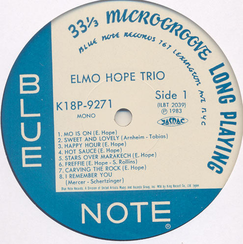 Elmo Hope Trio - Elmo Hope Trio/Quintet (Vinyl, LP, Compilation, Li...