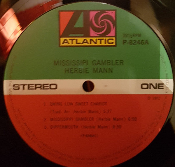 Herbie Mann - Mississippi Gambler (Vinyl, LP, Album) Very Good (VG) / Very Good (VG)