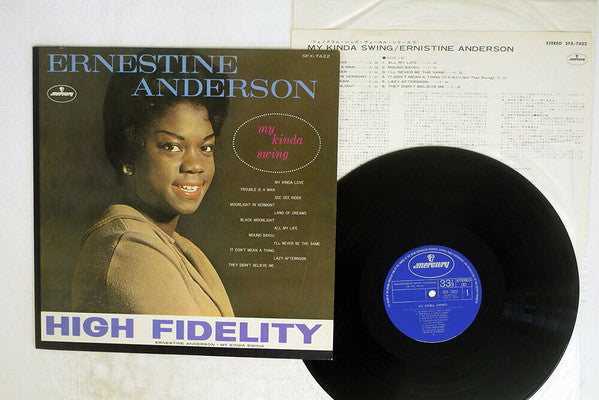 Ernestine Anderson - My Kinda Swing (Vinyl, LP, Album, Reissue, Stereo) Very Good Plus (VG+) / Good Plus (G+)