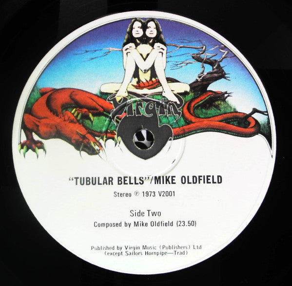 Mike Oldfield - Tubular Bells (Vinyl, LP, Album, Stereo) Very Good (VG) / Good Plus (G+)