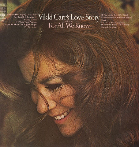 Vikki Carr - Vikki Carr's Love Story (Vinyl, LP, Album, Reissue) Good Plus (G+) / Very Good (VG)