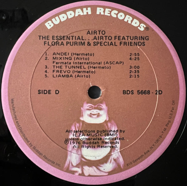 Airto Moreira - The Essential Airto (2xVinyl, LP, Compilation) Very Good (VG) / Very Good Plus (VG+)
