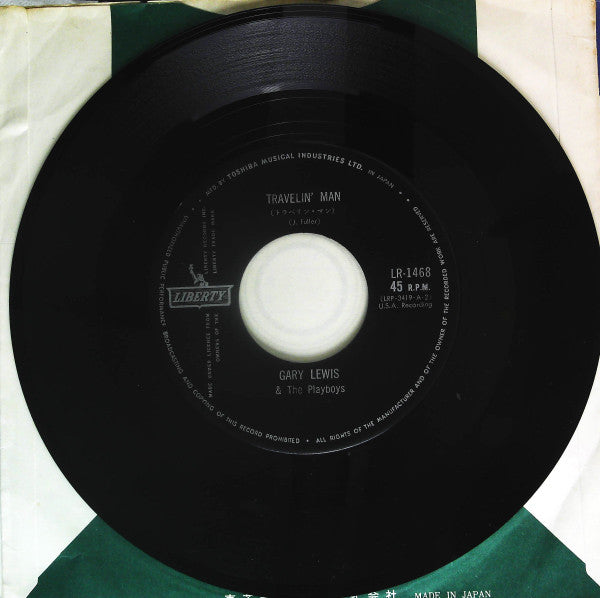 Gary Lewis & The Playboys - She's Just My Style (Vinyl, 7") Very Good Plus (VG+) / Very Good (VG)