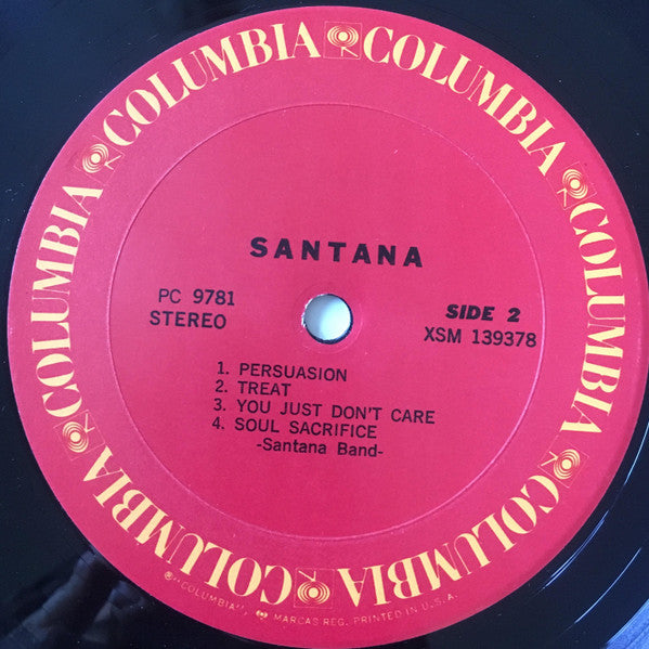 Santana - Santana (Vinyl, LP, Album, Reissue) Very Good (VG) / Very Good Plus (VG+)