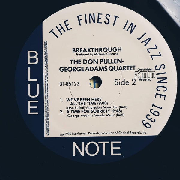 George Adams - Don Pullen Quartet - Breakthrough (Vinyl, LP, Album) Very Good (VG) / Very Good (VG)