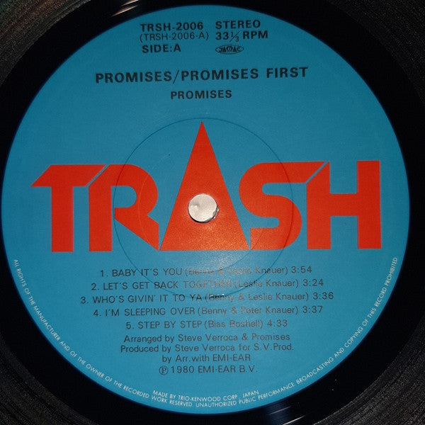 Promises - Promises (Vinyl, LP, Album) Very Good Plus (VG+) / Very Good (VG)