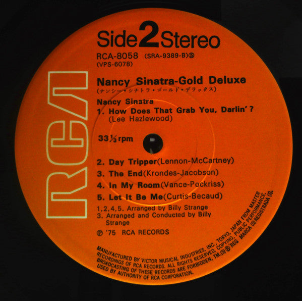 Nancy Sinatra - Gold Deluxe (2xVinyl, LP, Compilation) Good Plus (G+) / Very Good (VG)