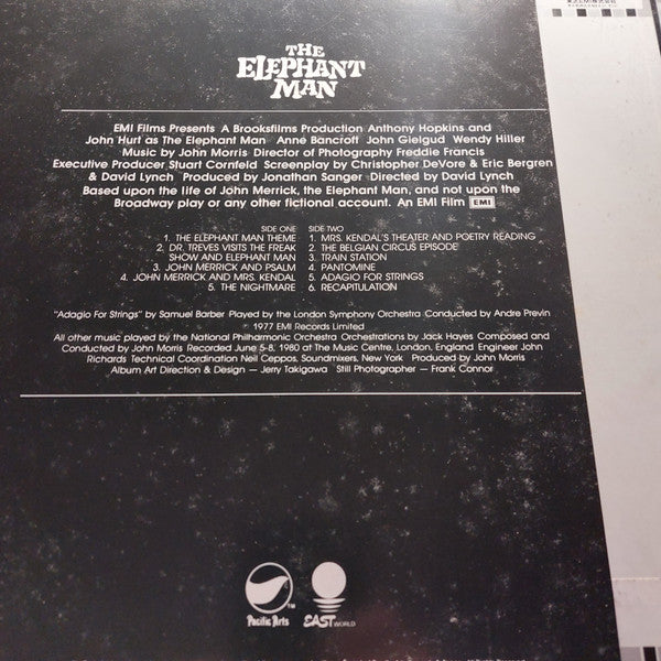 John Morris - The Elephant Man (Original Motion Picture Soundtrack) (Vinyl, LP, Album, Promo) Very Good Plus (VG+) / Very Good (VG)