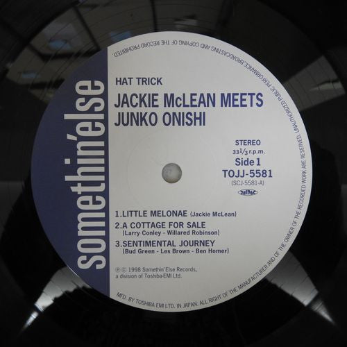 Jackie McLean - Hat Trick (Vinyl, LP, Album, Stereo) Near Mint (NM or M-) / Near Mint (NM or M-)