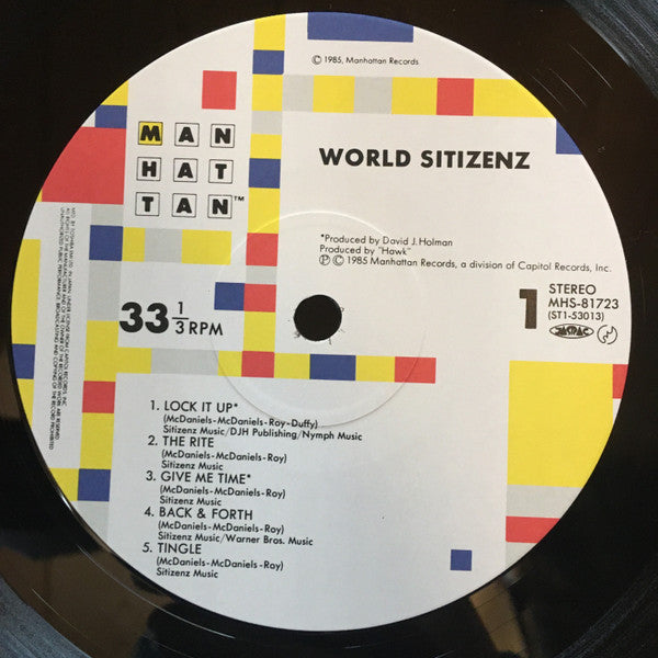 World Sitizenz - World Sitizenz (Vinyl, LP, Album) Very Good Plus (VG+) / Very Good (VG)