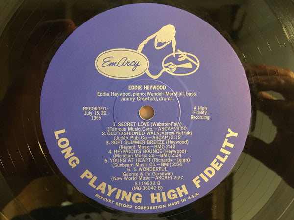 Eddie Heywood - Eddie Heywood (Vinyl, LP, Album, Repress)