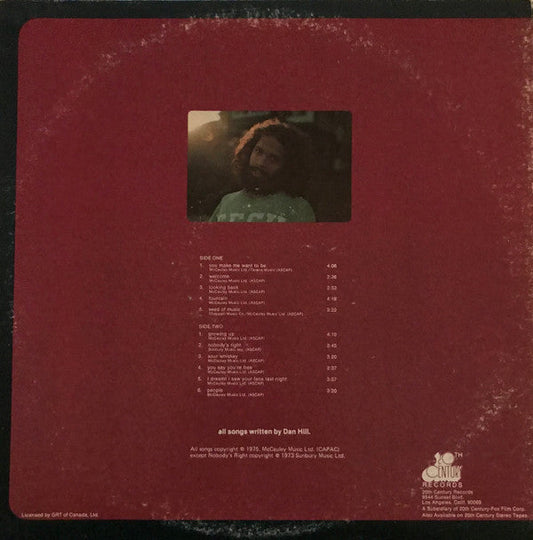 Dan Hill - Dan Hill (Vinyl, LP, Album) Good Plus (G+) / Very Good (VG)