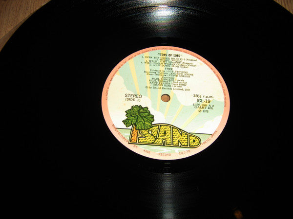 Free - Tons Of Sobs (Vinyl, LP, Album) Very Good (VG) / Very Good Plus (VG+)