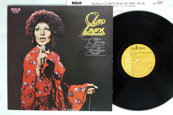 Cleo Laine - Cleo Laine Live!!! At Carnegie Hall (Vinyl, LP, Album) Very Good (VG) / Good Plus (G+)