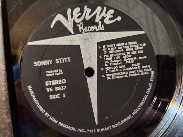 Sonny Stitt - Sonny Stitt (Previously Unreleased Recordings) (Vinyl, LP, Album, Stereo) Very Good Plus (VG+) / Good Plus (G+)