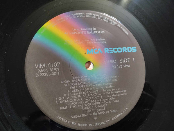 Various - Live Dancing In Al Capone's Ballroom - Die Grosse Nonstop-Party Mit 28 Originalen (Vinyl, LP, Compilation) Very Good (VG) / Good Plus (G+)