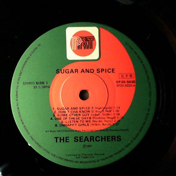 The Searchers - Sugar And Spice (Vinyl, LP, Album, Promo, Reissue) Very Good (VG) / Very Good (VG)