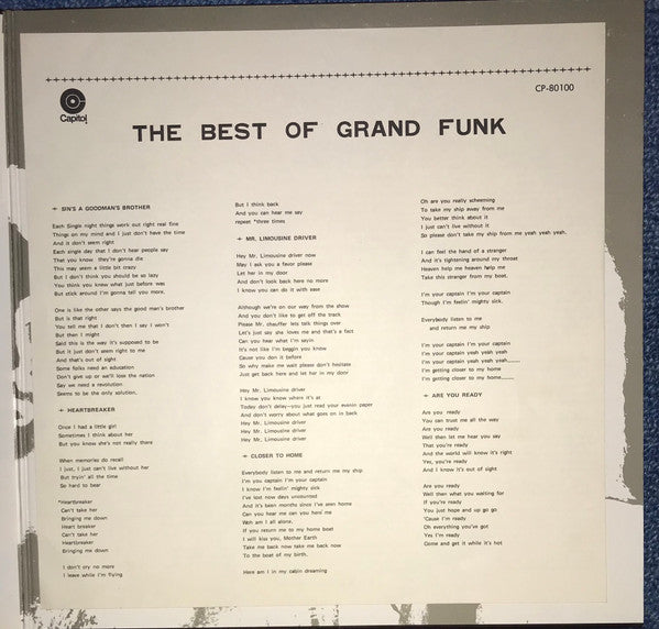 Grand Funk Railroad - The Best Of Grand Funk (Vinyl, LP, Compilatio...