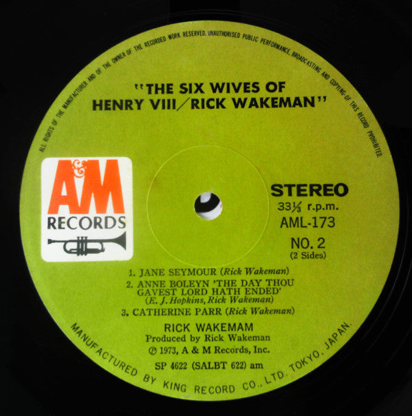 Rick Wakeman - The Six Wives Of Henry VIII (Vinyl, LP, Album)