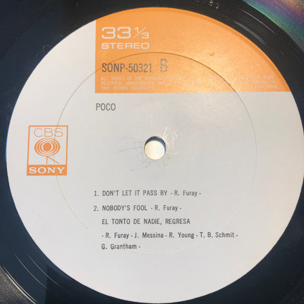 Poco (3) - Poco (Vinyl, LP, Album) Very Good Plus (VG+) / Good Plus (G+)