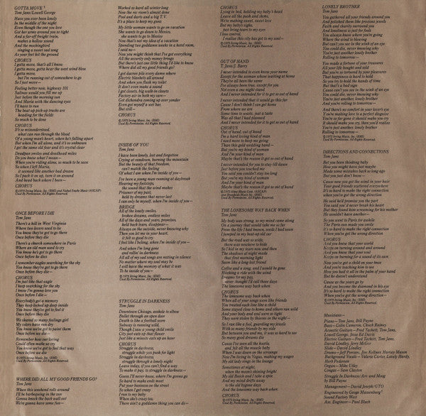 Tom Jans - The Eyes Of An Only Child (Vinyl, LP, Album, Stereo) Good Plus (G+) / Good Plus (G+)