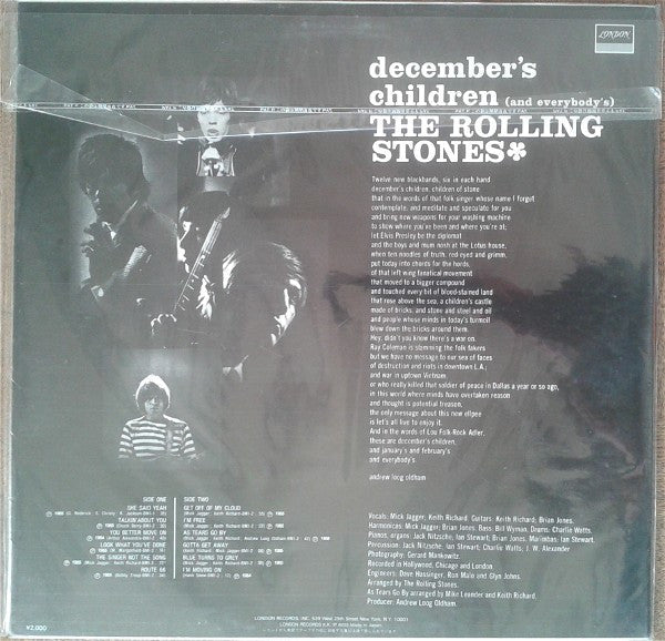 The Rolling Stones - December's Children (And Everybody's) (Vinyl, LP, Album, Reissue, Stereo) Near Mint (NM or M-) / Very Good Plus (VG+)