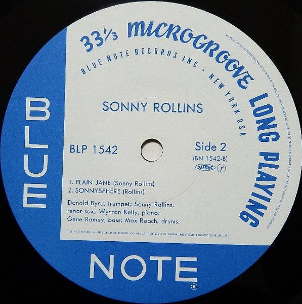 Sonny Rollins - Sonny Rollins (Vinyl, LP, Album, Reissue, Mono) Near Mint (NM or M-) / Good Plus (G+)