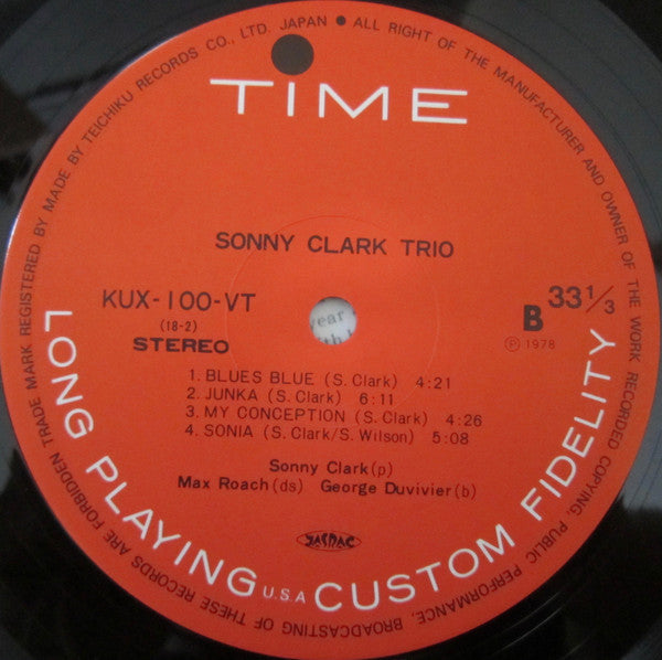 Sonny Clark Trio - Sonny Clark Trio (Vinyl, LP, Album, Reissue, Ste...