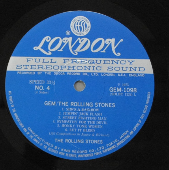 The Rolling Stones - Gem (2xVinyl, LP, Compilation, Stereo) Very Good Plus (VG+) / Very Good (VG)