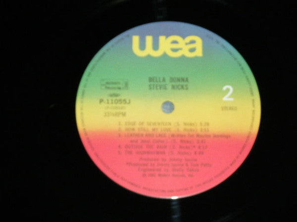 Stevie Nicks - Bella Donna (Vinyl, LP, Album) Very Good Plus (VG+) / Very Good Plus (VG+)