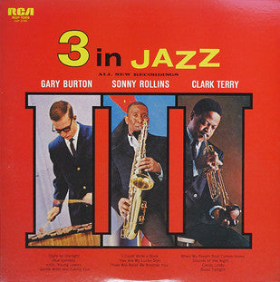 Gary Burton - 3 In Jazz (Vinyl, LP, Album, Reissue, Stereo)