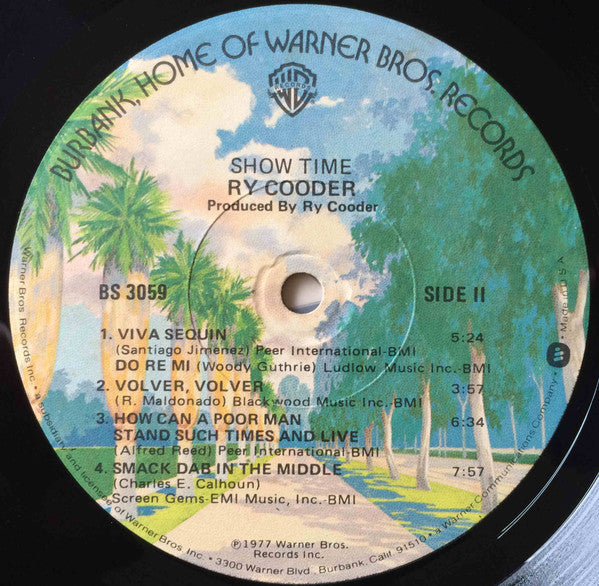 Ry Cooder - Show Time (Vinyl, LP, Album)