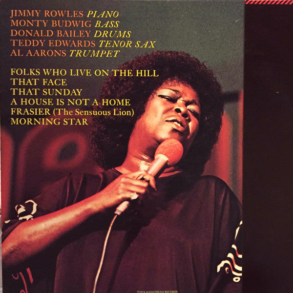 Sarah Vaughan - Sarah Vaughan & The Jimmy Rowles Quintet (Vinyl, LP, Album) Very Good (VG) / Very Good Plus (VG+)