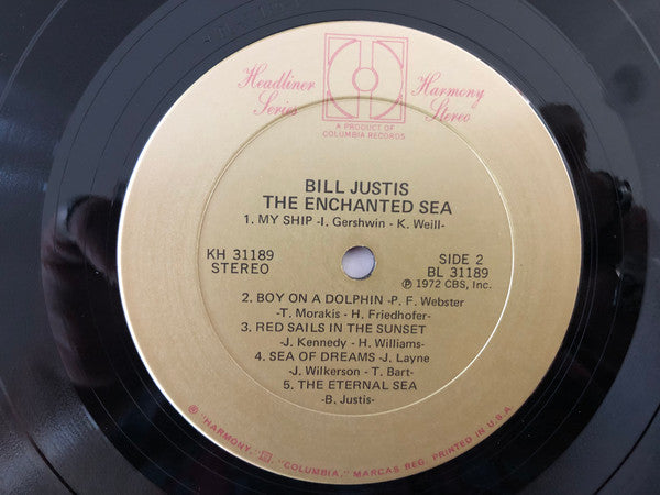 Bill Justis - The Enchanted Sea (Vinyl, LP, Album) Good Plus (G+) / Good (G)