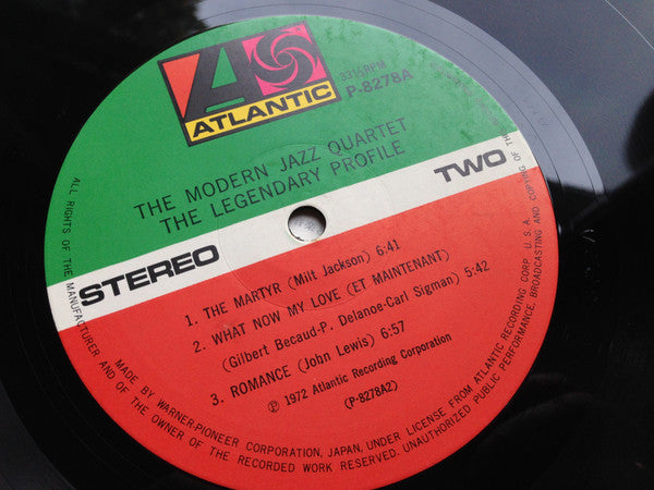 The Modern Jazz Quartet - The Legendary Profile (Vinyl, LP, Album) Very Good Plus (VG+) / Very Good Plus (VG+)