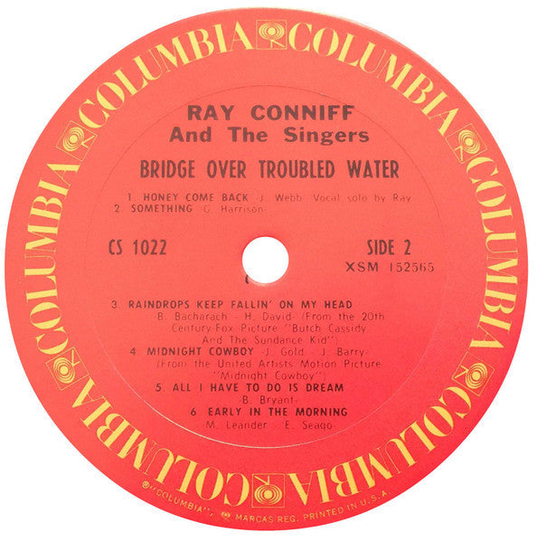 Ray Conniff And The Singers - Bridge Over Troubled Water (Vinyl, LP, Album, Reissue, Stereo) Good Plus (G+) / Good Plus (G+)