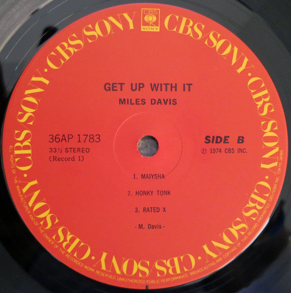 Miles Davis - Get Up With It (Vinyl, LP, Album, Reissue, Stereo)
