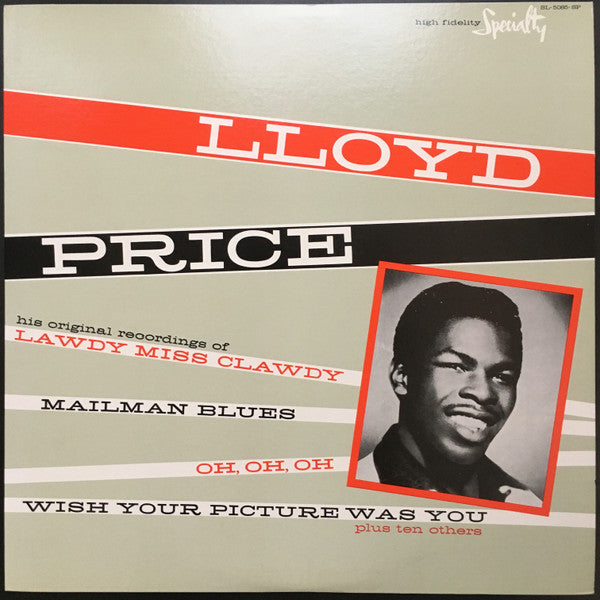 Lloyd Price - Lloyd Price (Vinyl, LP, Compilation, Reissue, Mono) Very Good Plus (VG+) / Very Good (VG)