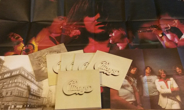 Chicago (2) - Chicago At Carnegie Hall (Volumes I, II, III And IV) (4xVinyl, Box Set, LP, Album, Stereo) Very Good (VG) / Good Plus (G+)
