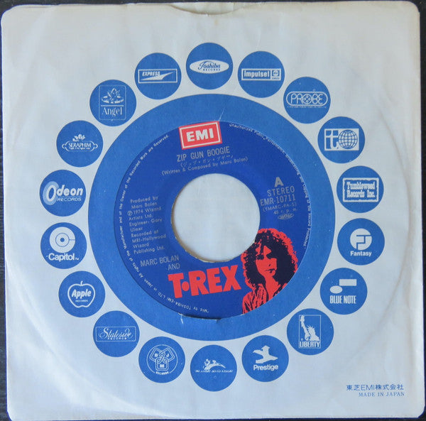 T. Rex - Zip Gun Boogie (Vinyl, 7", 45 RPM, Single)