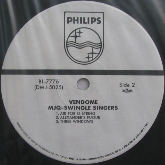 Les Swingle Singers - Place Vendôme (Vinyl, LP, Album, Limited Edition, Reissue) Near Mint (NM or M-) / Near Mint (NM or M-)