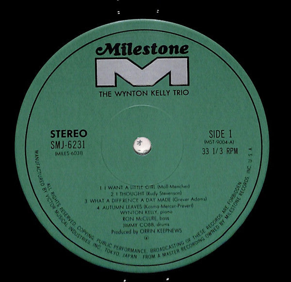 Wynton Kelly Trio - Full View (Vinyl, LP, Album, Stereo) Very Good (VG) / Very Good Plus (VG+)