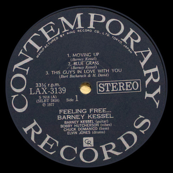 Barney Kessel - Feeling Free (Vinyl, LP, Album, Limited Edition, Reissue, Stereo) Very Good Plus (VG+) / Very Good (VG)