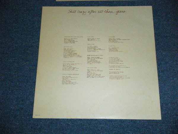 Paul Simon - Still Crazy After All These Years (Vinyl, LP, Album)