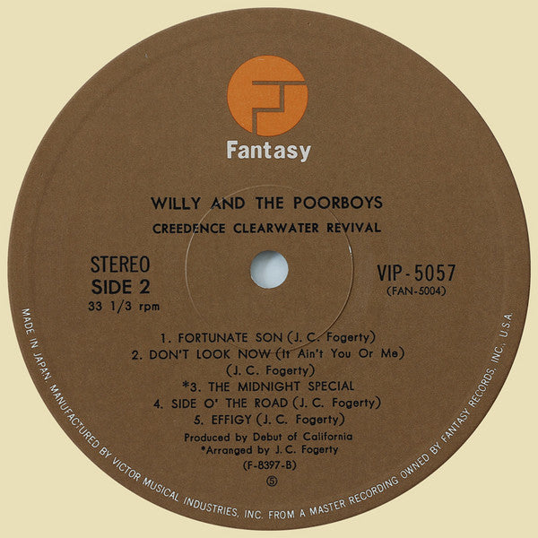 Creedence Clearwater Revival - Willy And The Poor Boys (Vinyl, LP, ...
