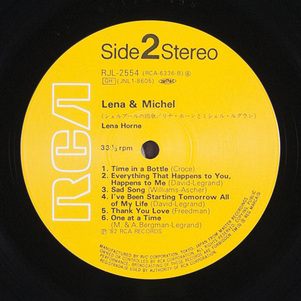 Lena Horne - Lena & Michel (Vinyl, LP, Album) Very Good Plus (VG+) / Good Plus (G+)