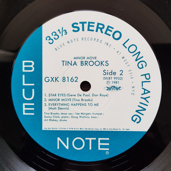 Tina Brooks - Minor Move (Vinyl, LP, Album, Reissue) Very Good (VG) / Very Good (VG)