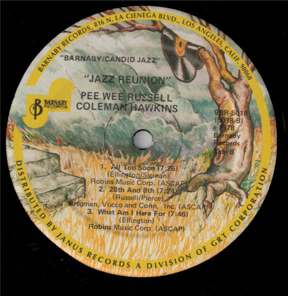 Pee Wee Russell - Jazz Reunion (Vinyl, LP, Album, Reissue, Stereo) Very Good (VG) / Very Good (VG)