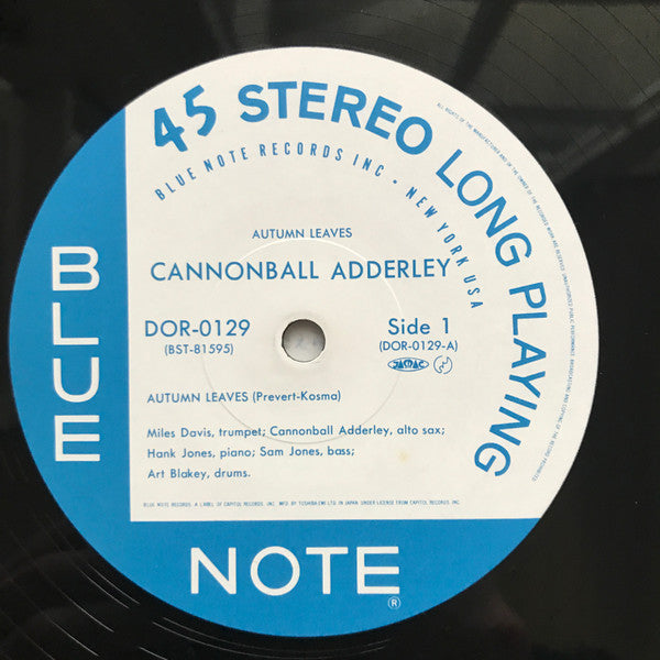 Cannonball Adderley - Autumn Leaves / Maiden Voyage (Vinyl, 12", 45 RPM, Compilation, Stereo) Mint (M) / Near Mint (NM or M-)